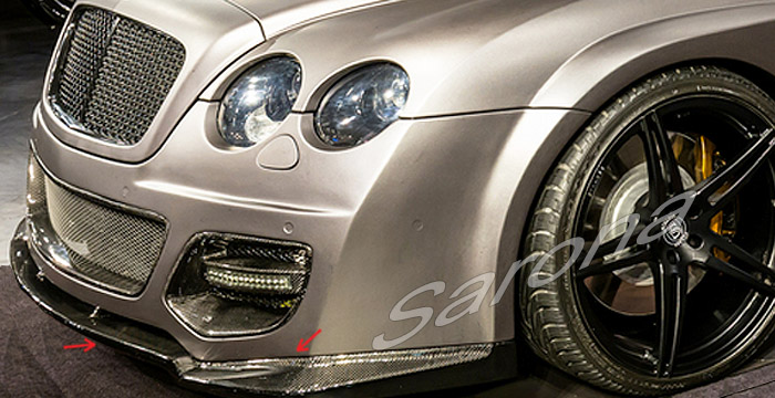 Custom Bentley GT  Coupe Front Add-on Lip (2004 - 2011) - Call for price (Part #BT-040-FA)